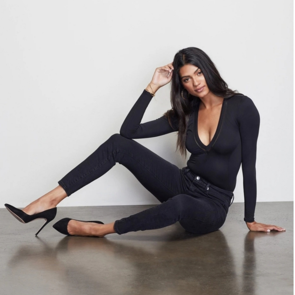 Good American black denim